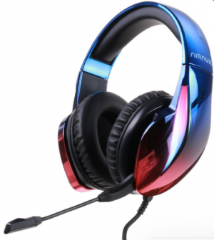 אוזניות gaming מסוג קשת עם שמע סביבתי וצבע מיוחד